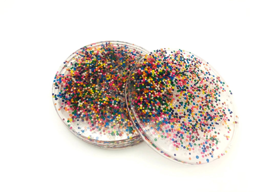 Sprinkle | Set of 4 Resin Coasters