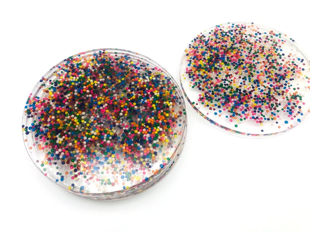 Sprinkle | Set of 4 Resin Coasters