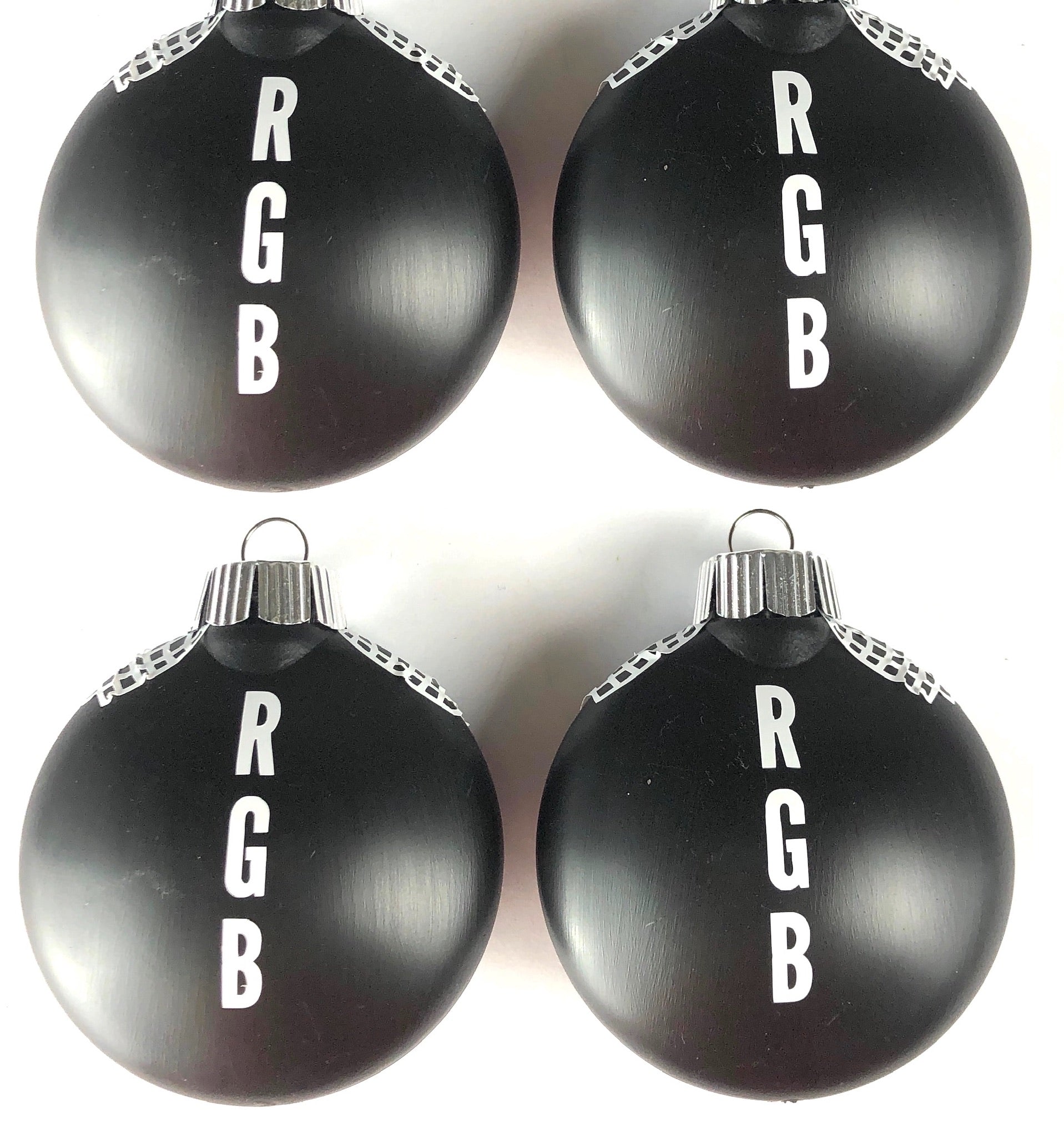 Ruth Bader Ginsburg Collar Ornaments - Set of 4