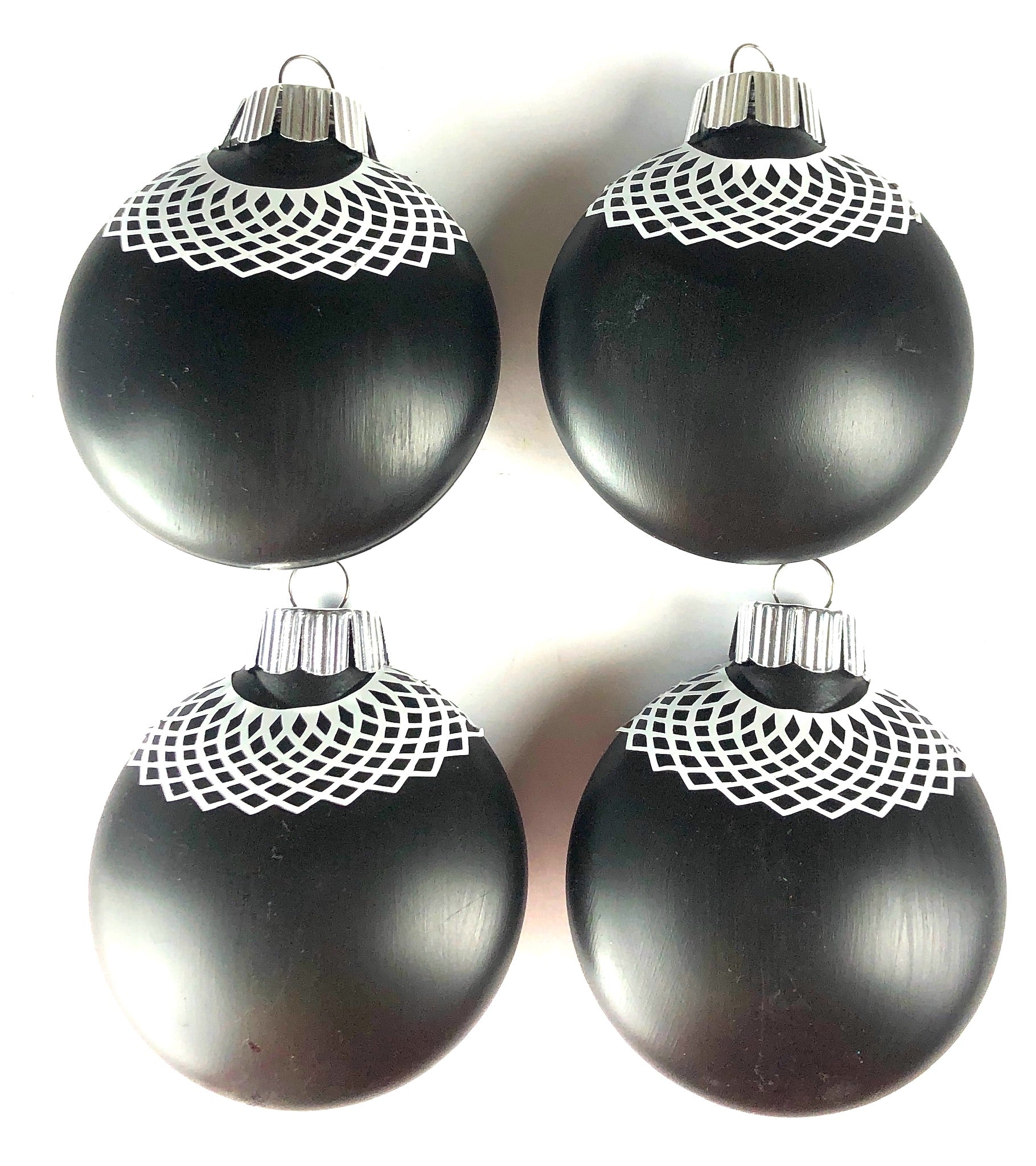 Ruth Bader Ginsburg Collar Ornaments - Set of 4